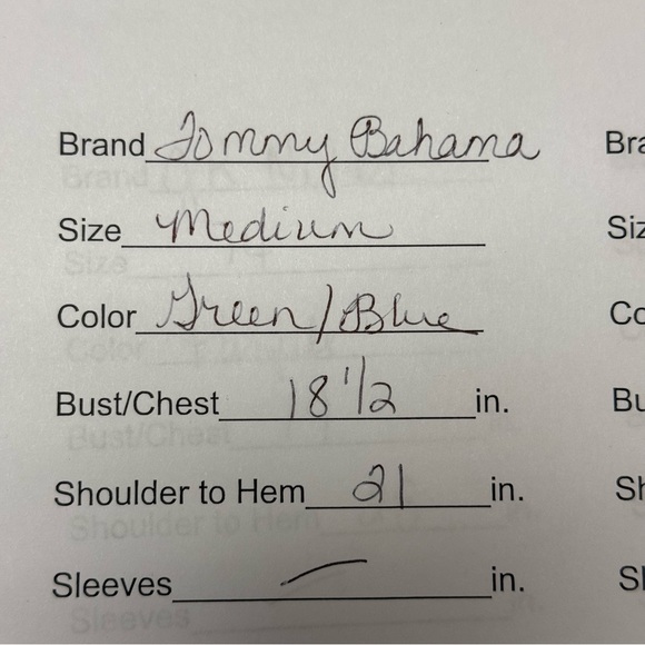 Tommy Bahama Silk Stretch Tank Top – Palm Print, Size Medium. 93% Silk - Picture 7 of 7